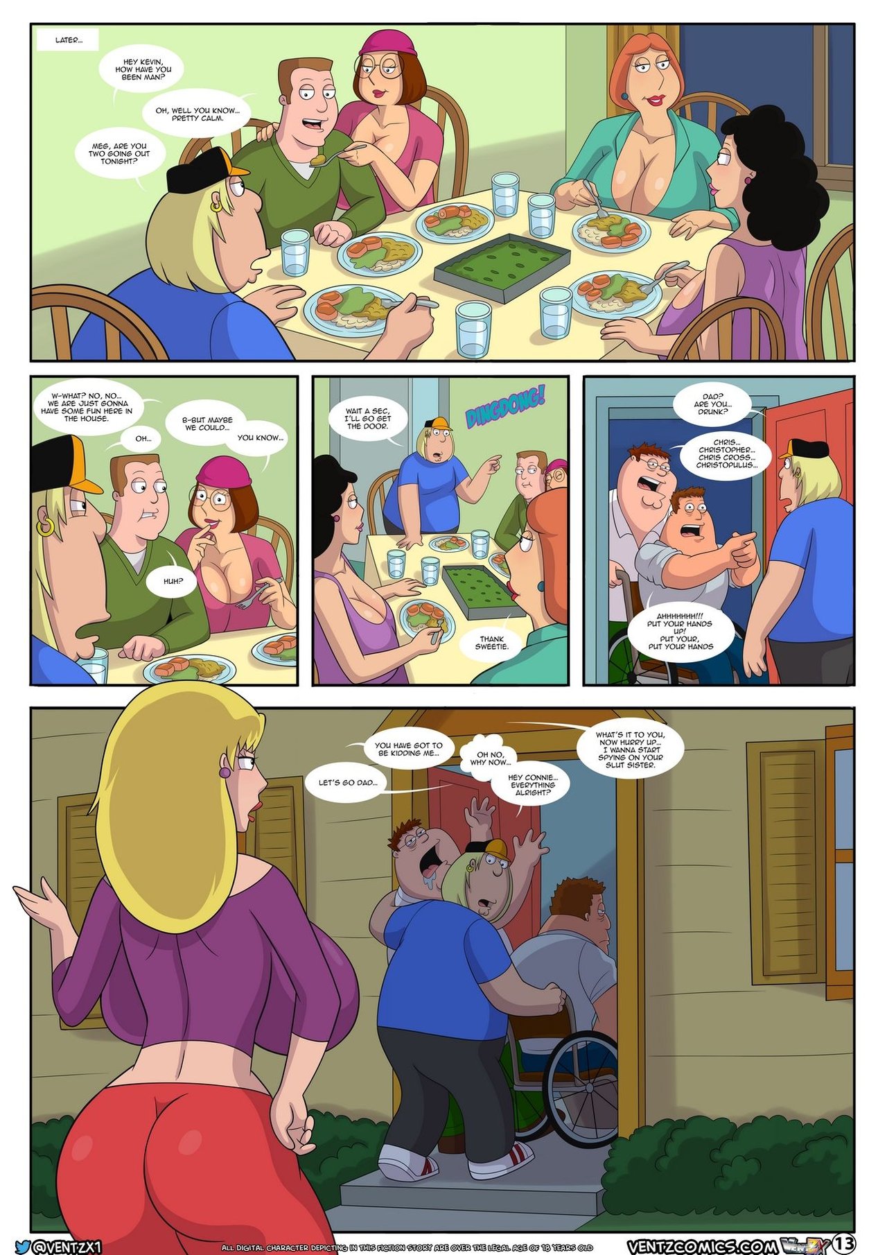 Quahog Diaries 3 - Arabatos page 13 hentai porn comic manga doujin